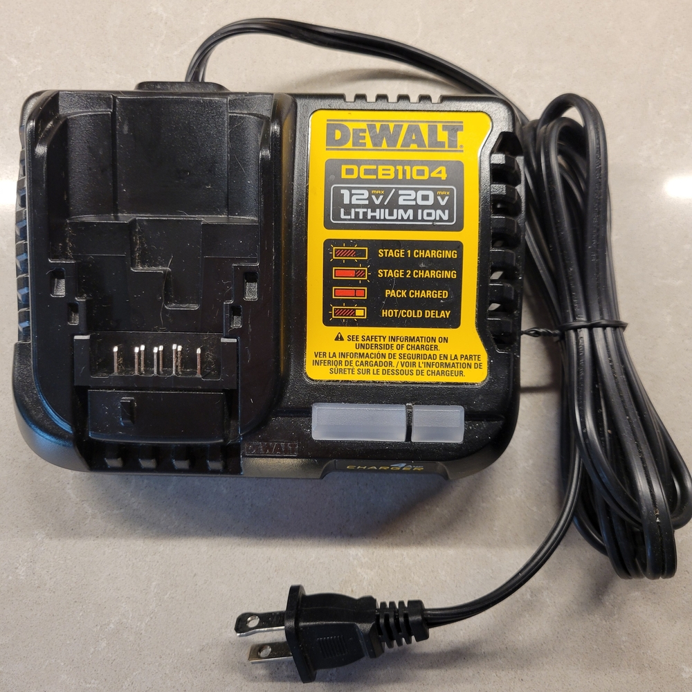 DEWALT Black Battery Charger
